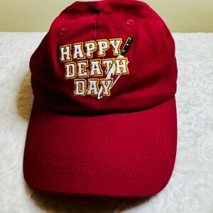 Official Happy Death Day Dark Red Cap from the 2017 Movie